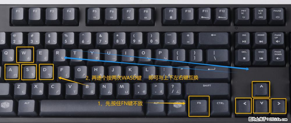 键盘，怎样把wasd键与上下左右方向键互换？ - 生活百科 - 明港生活社区 - 明港28生活网 mg.28life.net